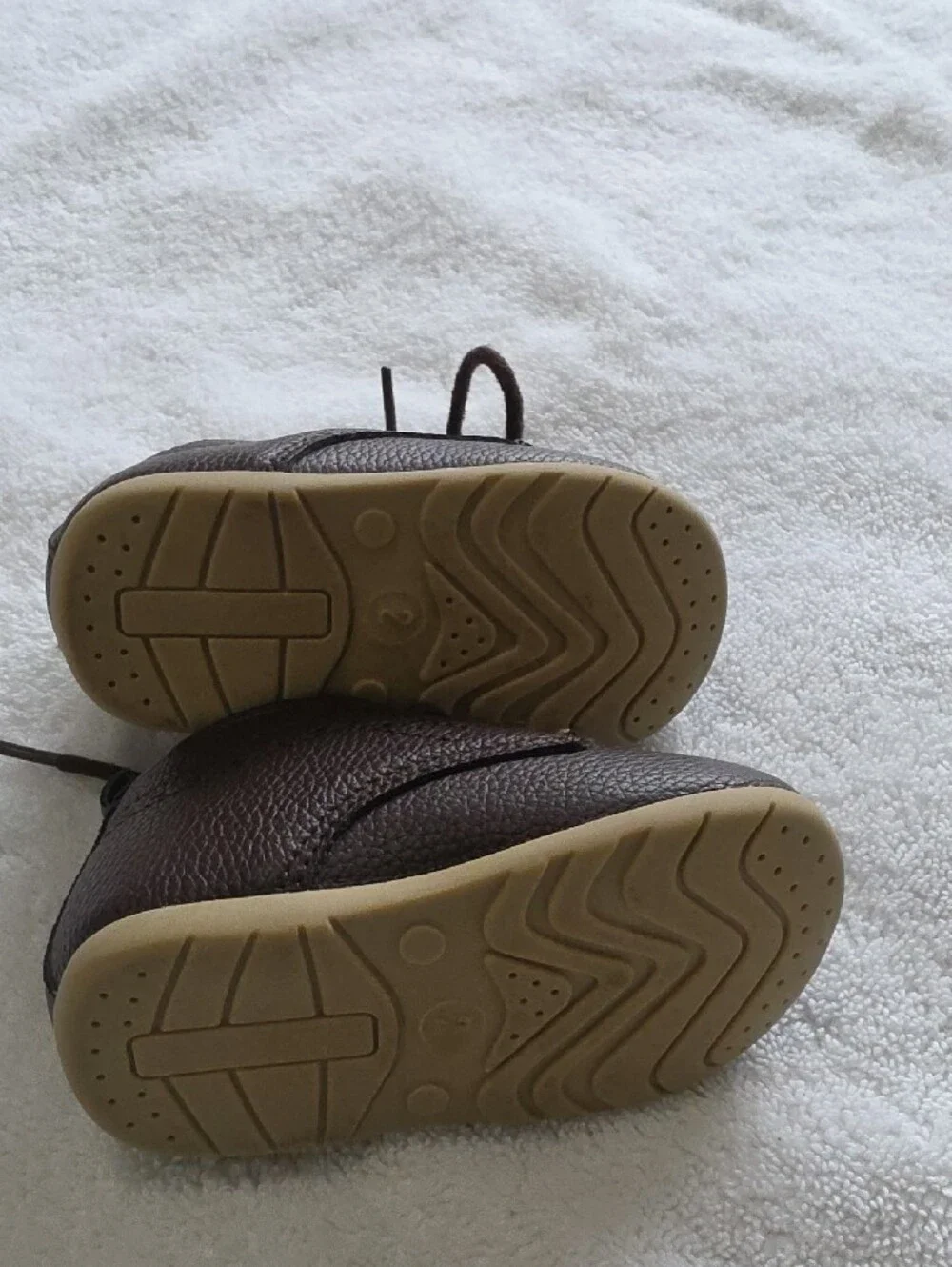 Classic Brown Kids Lace-Up Shoes